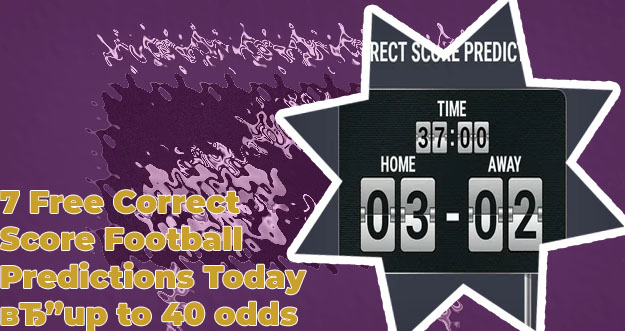 Free correct score for today